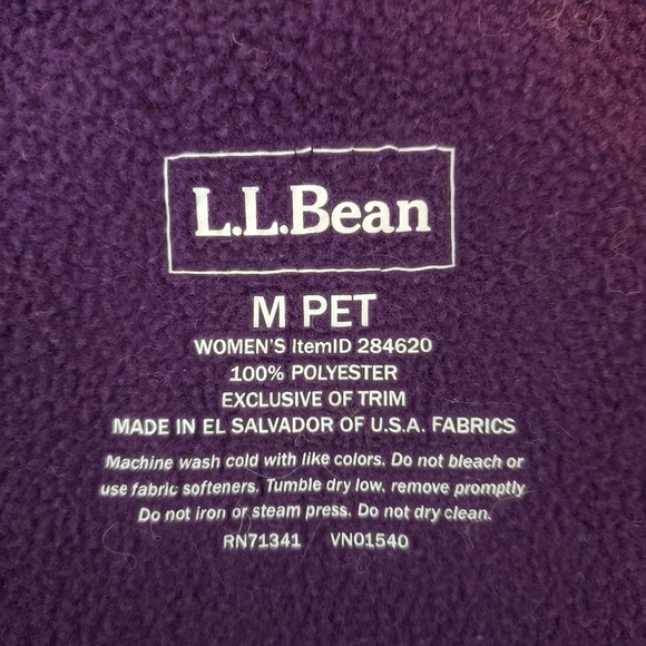 L.L.Bean Trail Model Fleece Jacket - Picture 5 of 7